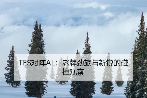 TES对阵AL：老牌劲旅与新锐的碰撞观察